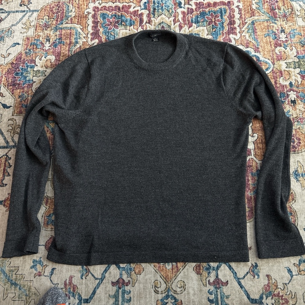 Charcoal Merino Wool Sweater